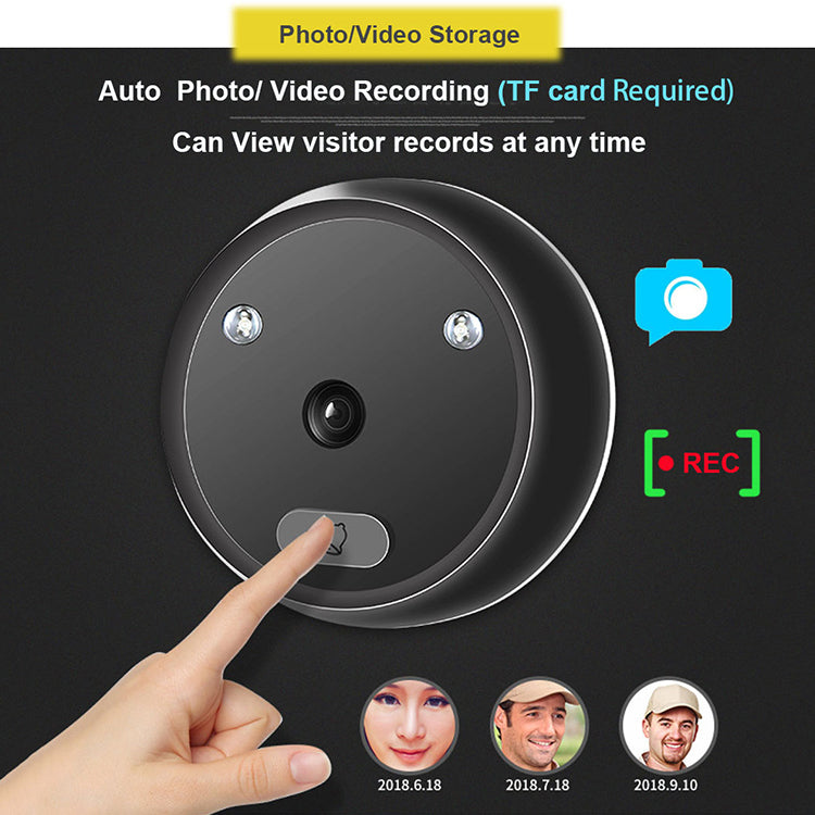 Видеоглазок Для Входной Двери С Фото Записью И Звонком / Комплектующие для монтажа домофона