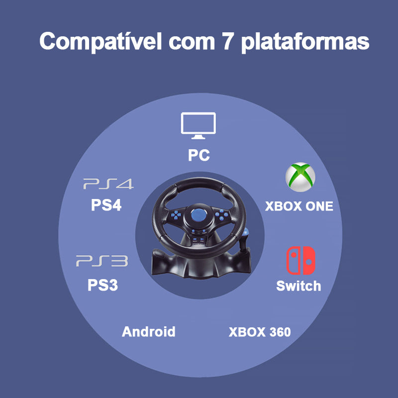 Руль Игровой Для Компьютера Совместимость С Переключатель, Xbox 360/One,PS4, PS3, Android