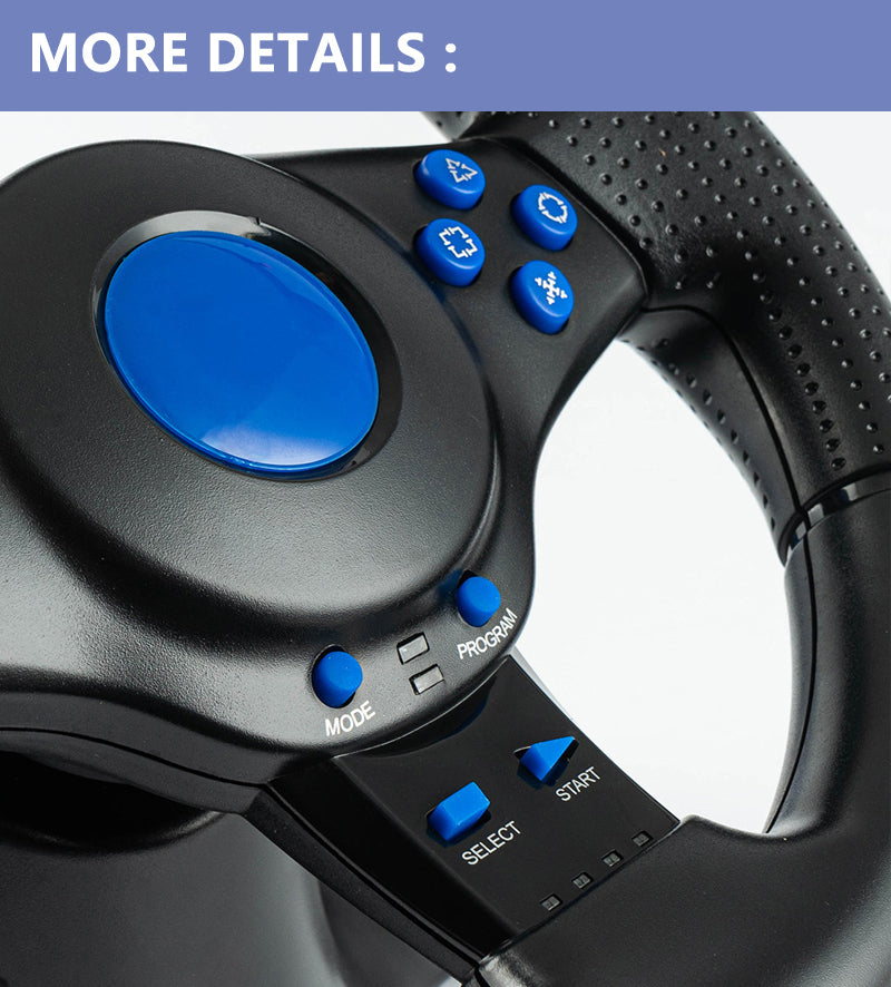 Руль Игровой Для Компьютера Совместимость С Переключатель, Xbox 360/One,PS4, PS3, Android