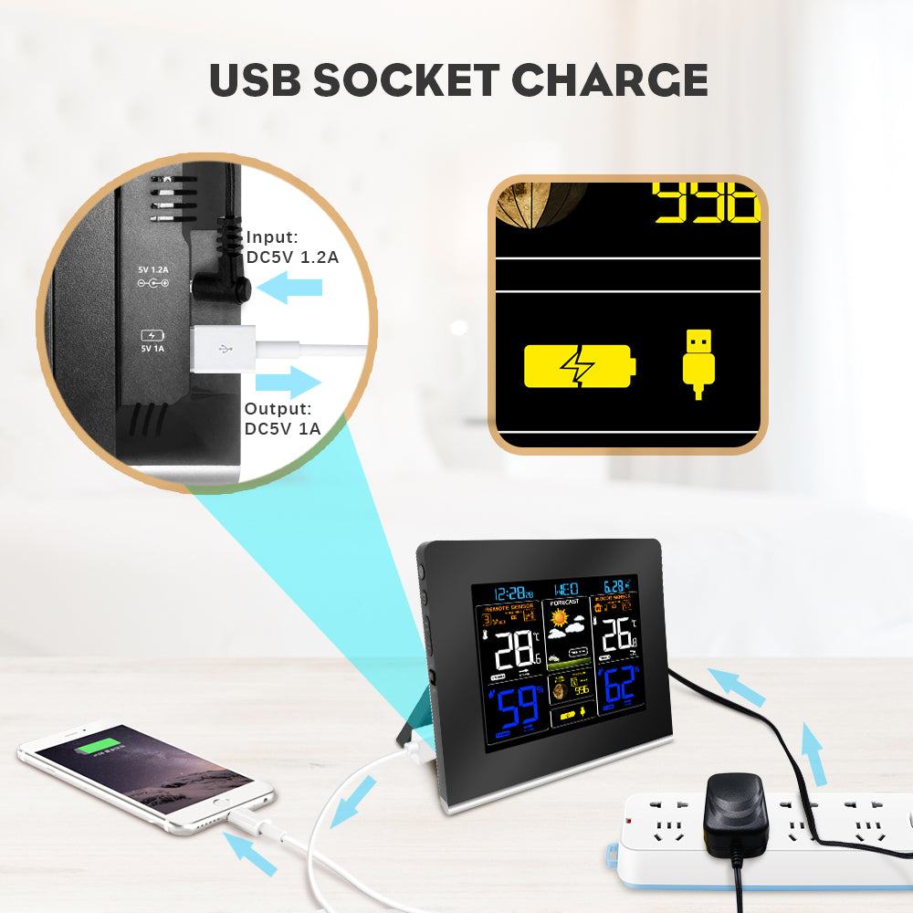 Метеостанция С Беспроводным Датчиком