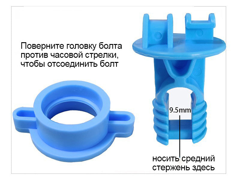 Изолятор плавающий по высоте на стекловолоконные столбики и арматуру, 100 шт.