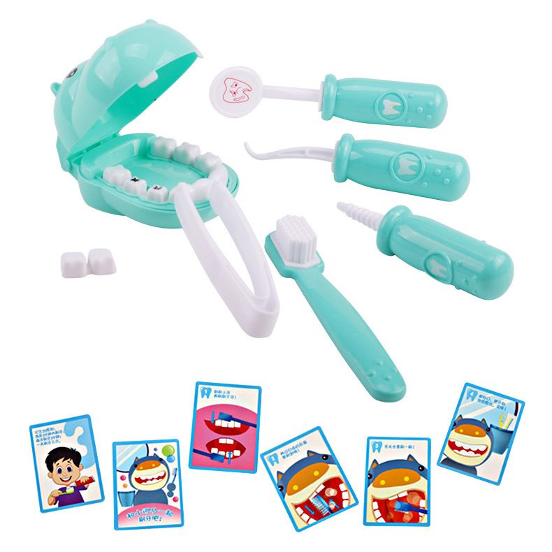 Игровой набор доктора стоматолога Играем в доктора в чемодане