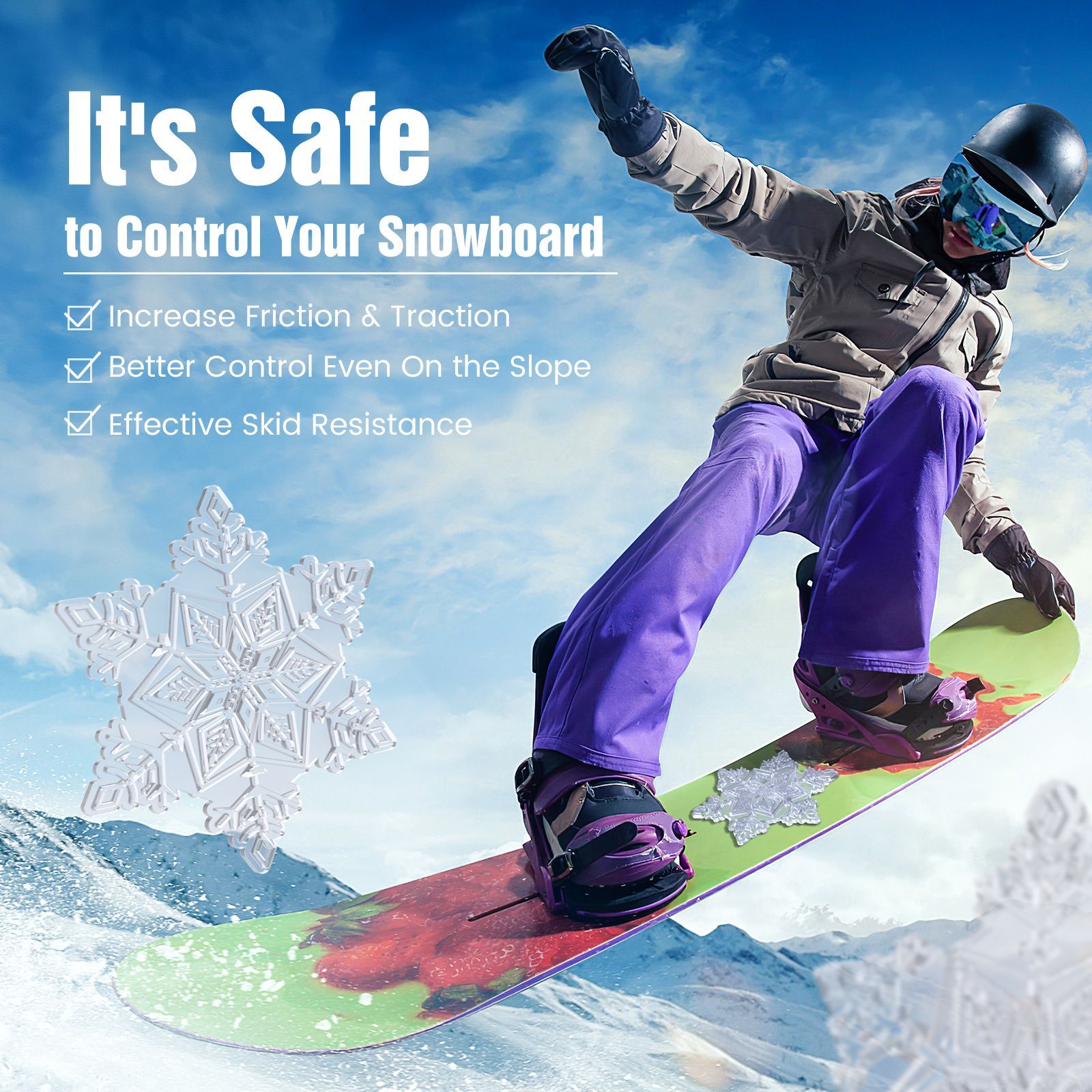 Наклейка На Сноуборд Противоскользящая