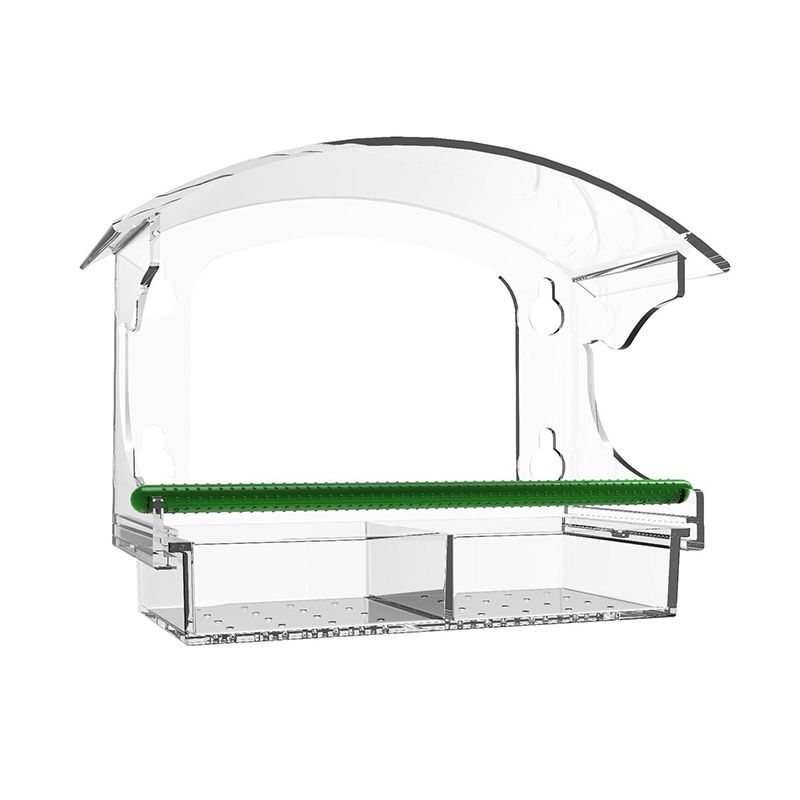 Кормушка Для Птиц На Окно Прозрачная На Присосках