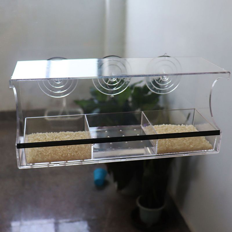 Кормушка Для Птиц На Окно Прозрачная На Присосках