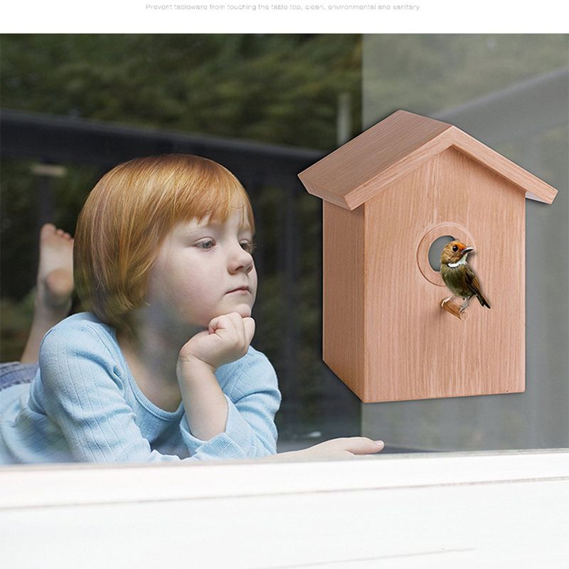 Кормушка Для Птиц На Окно Прозрачная На Присосках