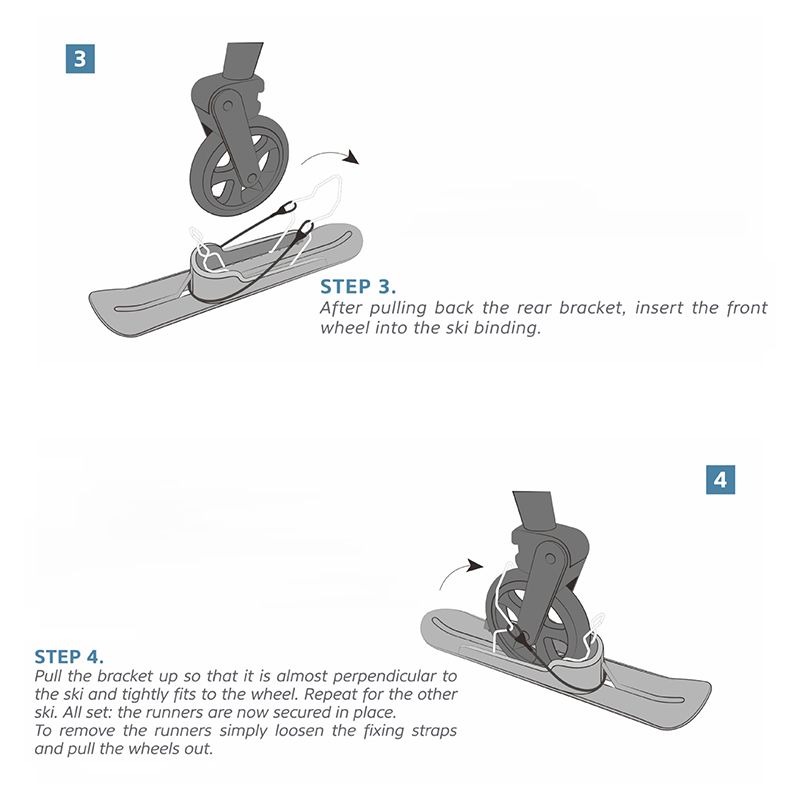 Лыжи Для Коляски