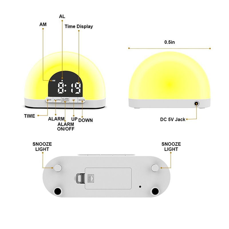 Световой Будильник С Имитацией Рассвета