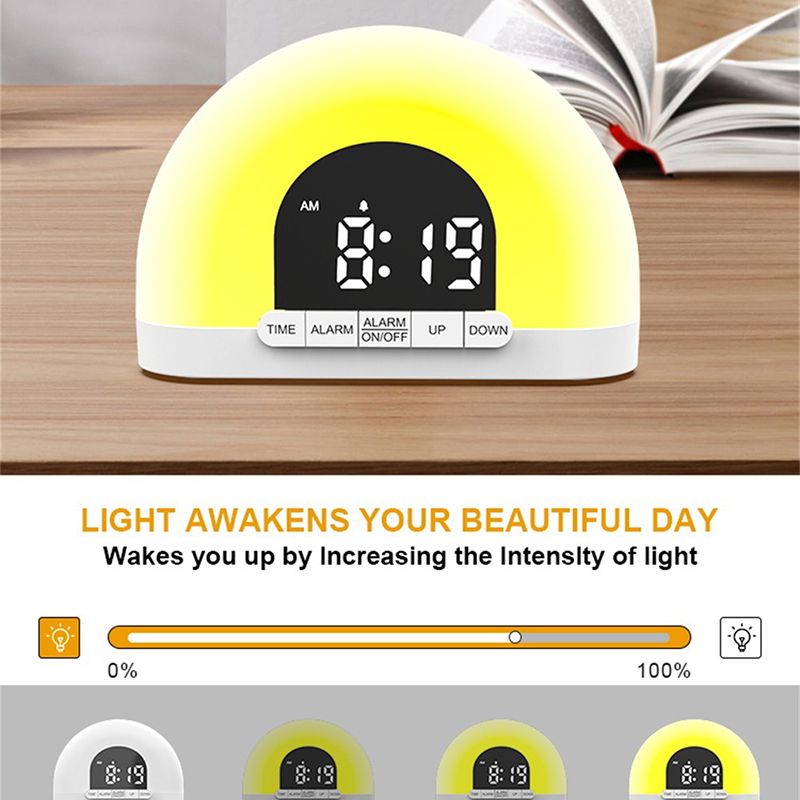 Световой Будильник С Имитацией Рассвета