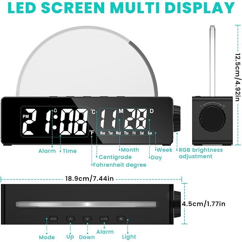 Световой Будильник С Имитацией Рассвета