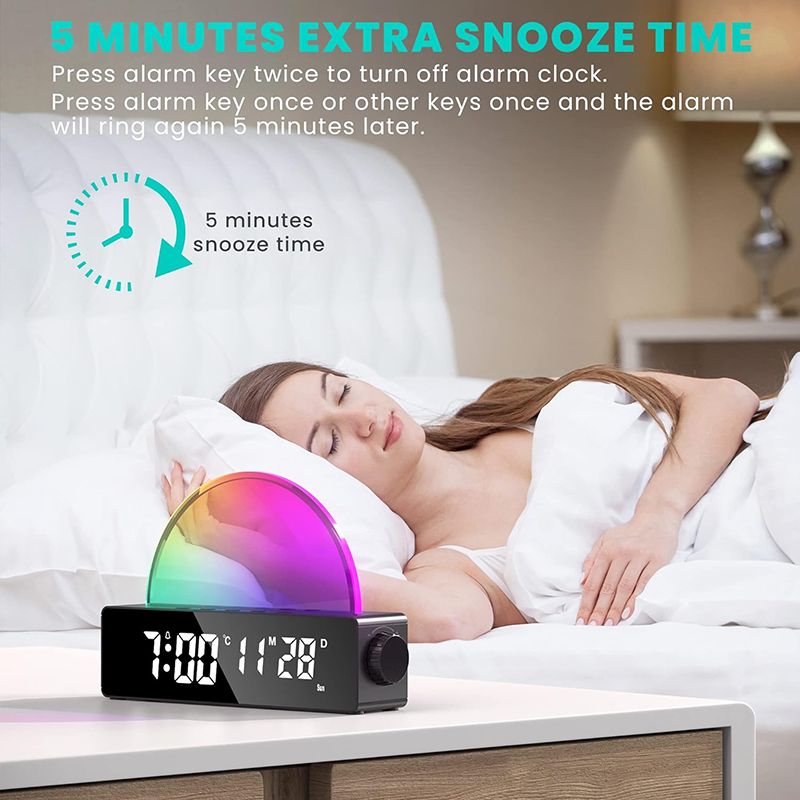 Световой Будильник С Имитацией Рассвета