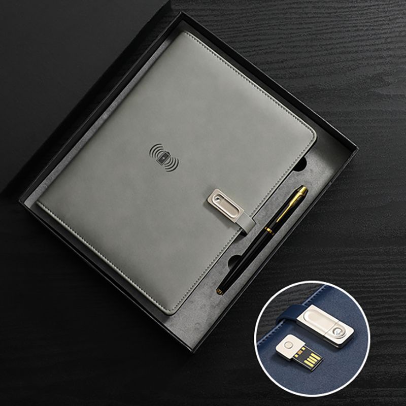 Блокнот С Зарядкой И Флешкой Ежедневник Беспроводной