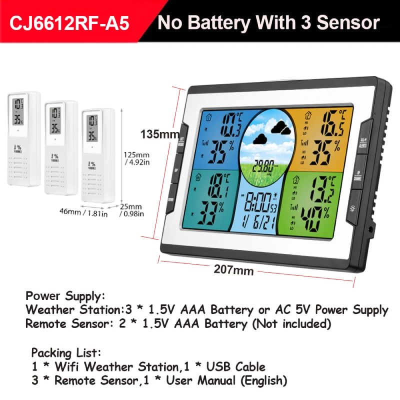 Метеостанция С Выносным Датчиком