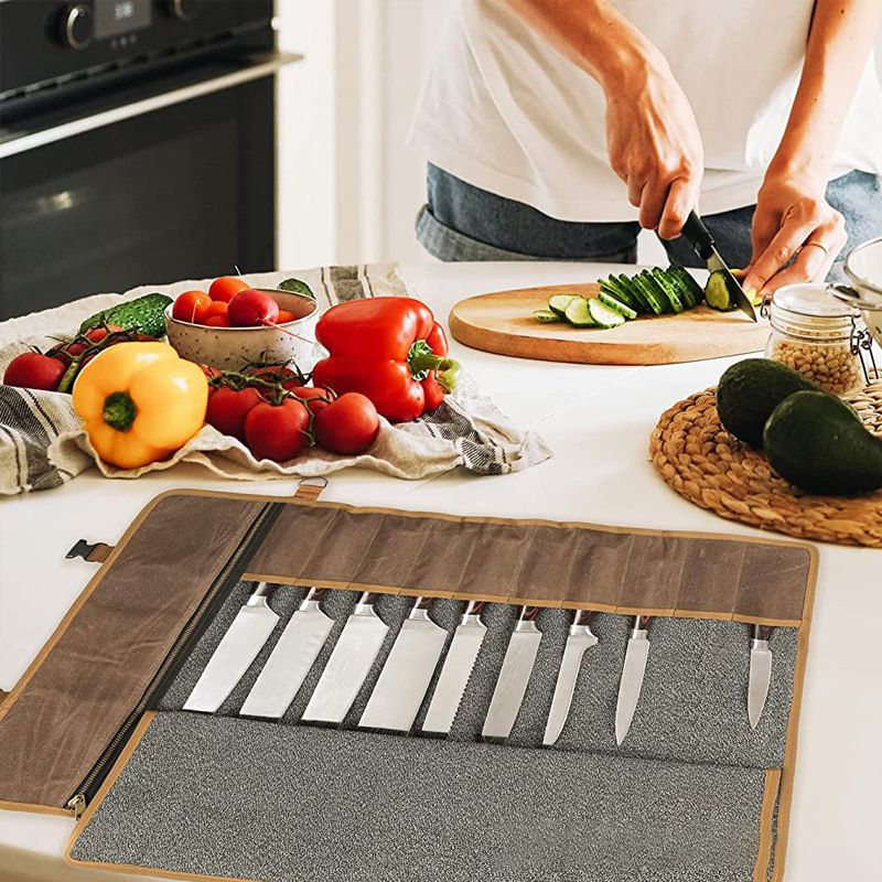 Скрутка Для Ножей / Сумка-скрутка для кухонных инструментов