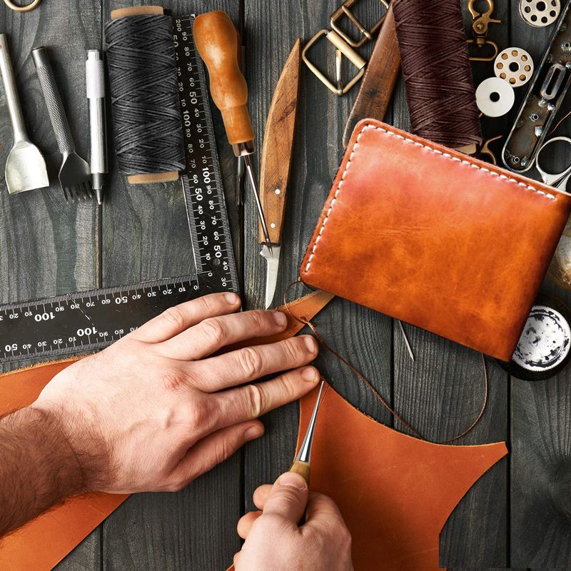 Набор инструментов для работы с кожей / Набор Кожевника