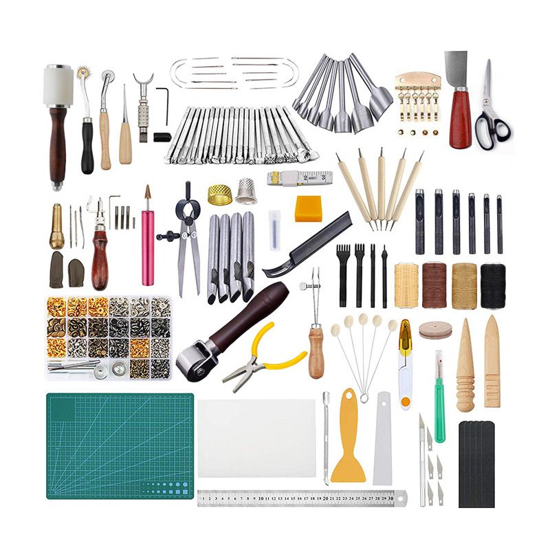 Набор инструментов для работы с кожей / Набор Кожевника