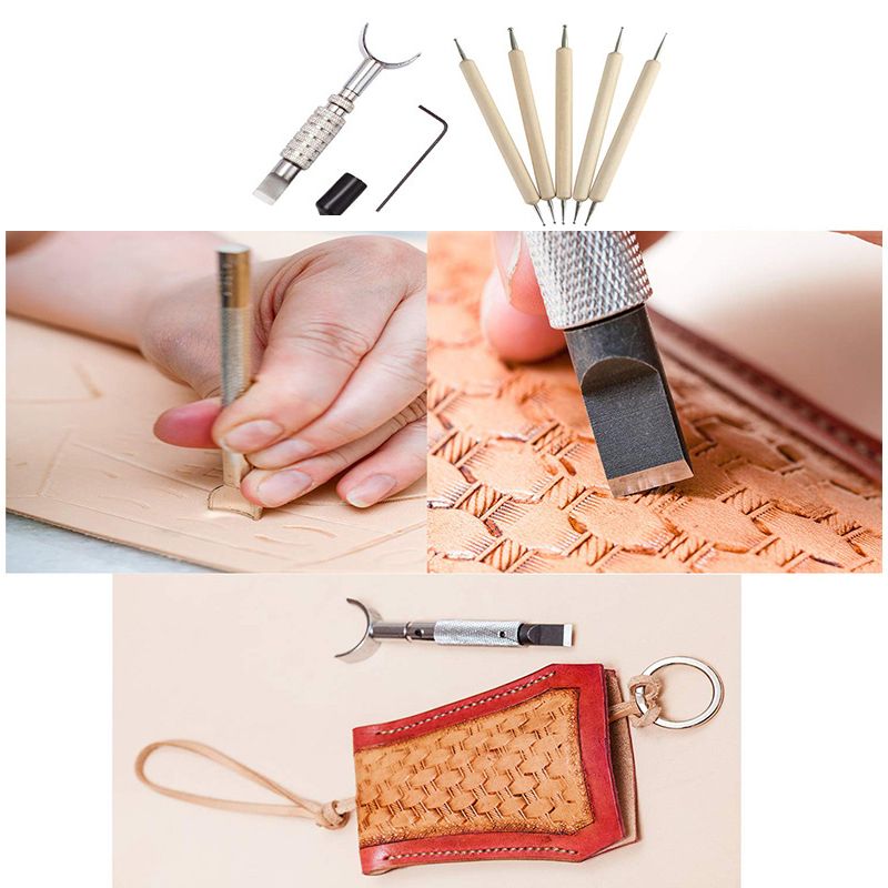 Набор инструментов для работы с кожей / Набор Кожевника