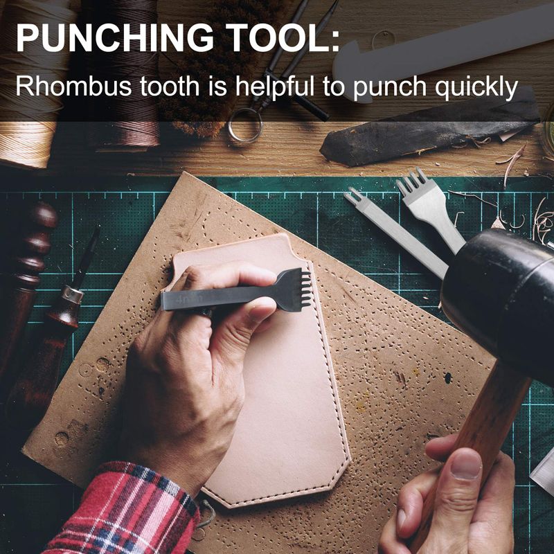 Набор инструментов для работы с кожей / Набор Кожевника