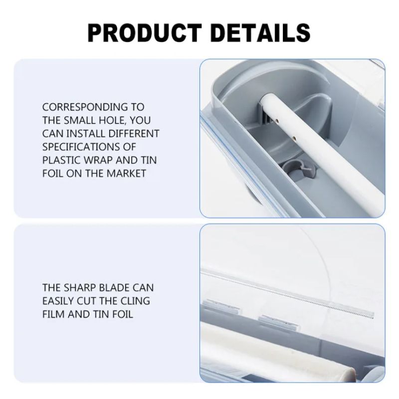 Держатель кухонный / Диспенсер Для Пищевой Пленки С Резаком