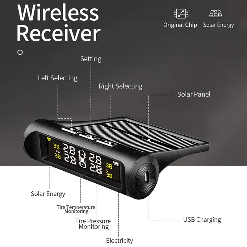 Манометр Автомобильный Для Шин Цифровой Электронный