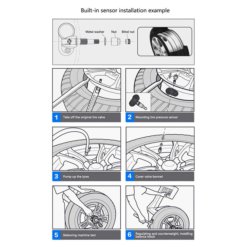 Манометр Автомобильный Для Шин Цифровой Электронный