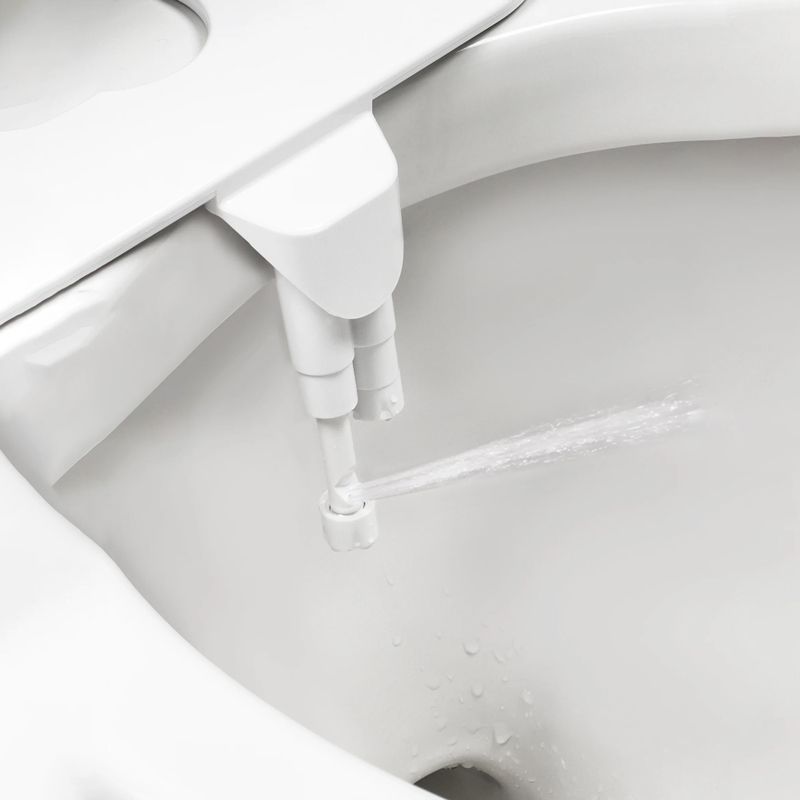 Биде Приставка Для Унитаза Левая С Горячей Водой Гигиеническим Душем Подогревом Воды