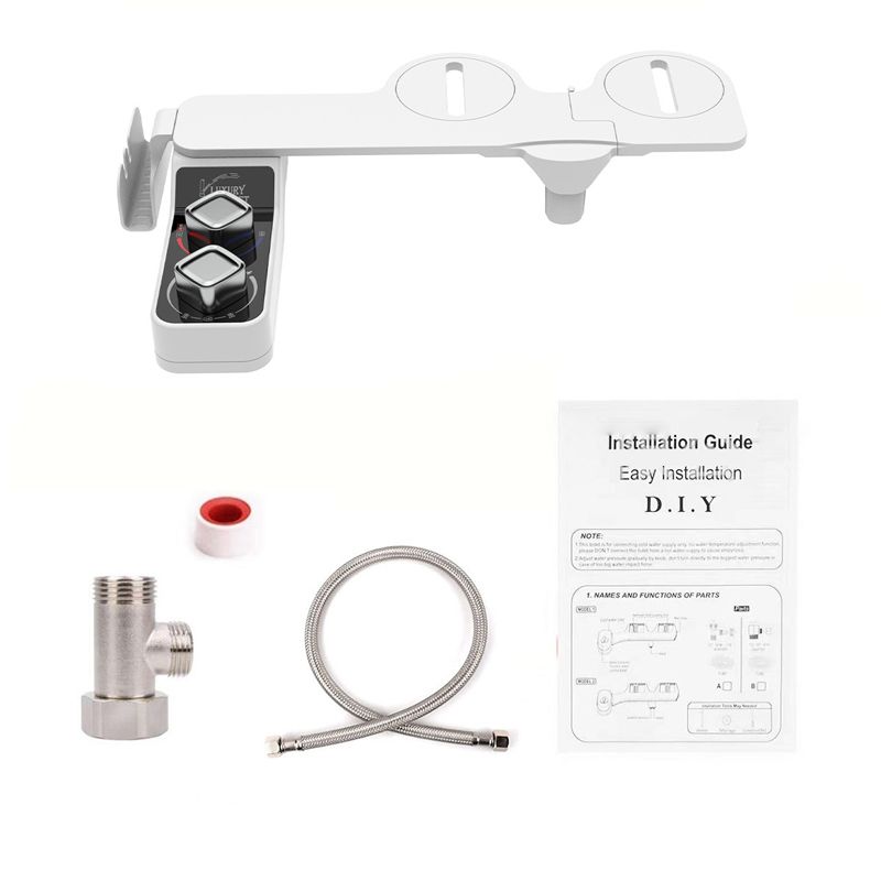 Биде Приставка Для Унитаза Левая С Горячей Водой Гигиеническим Душем Подогревом Воды