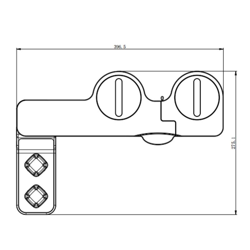 Биде Приставка Для Унитаза Левая С Горячей Водой Гигиеническим Душем Подогревом Воды