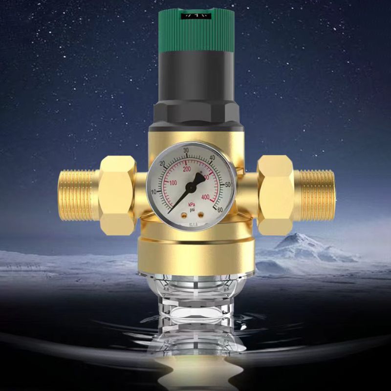 Редуктор Давления Воды 1/2 С Манометром