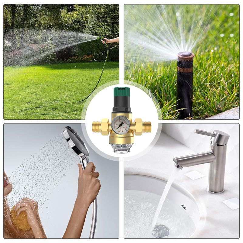 Редуктор Давления Воды 1/2 С Манометром