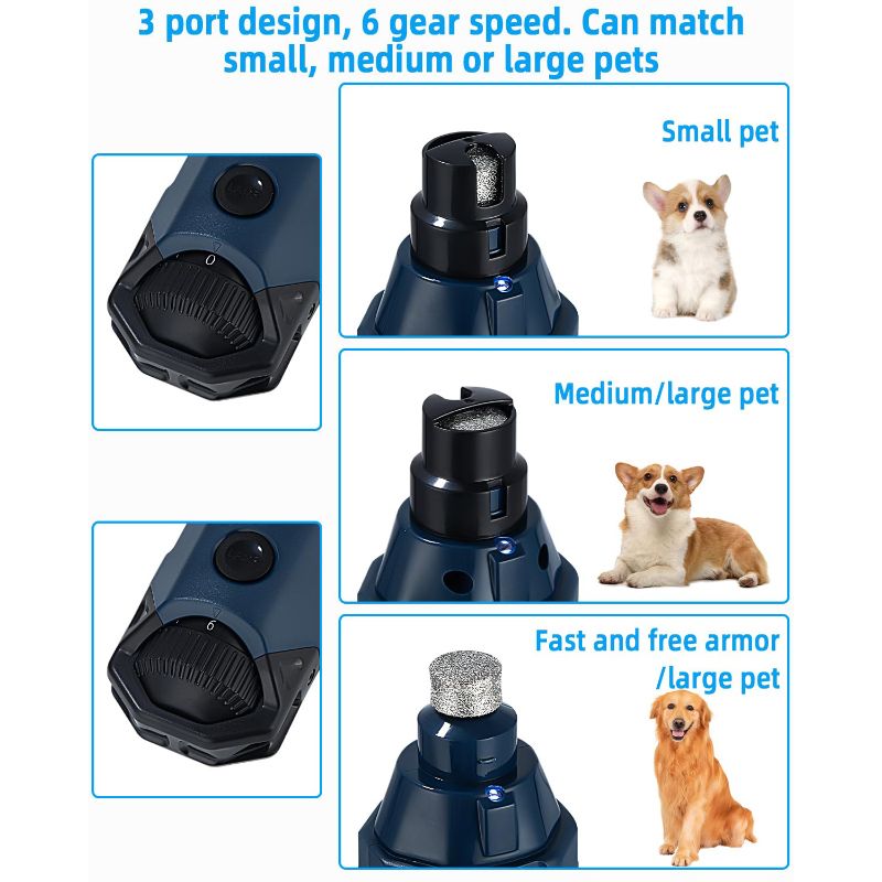 Гриндер Для Когтей Собак С Подсветкой Мелких Пород Крупных Пород