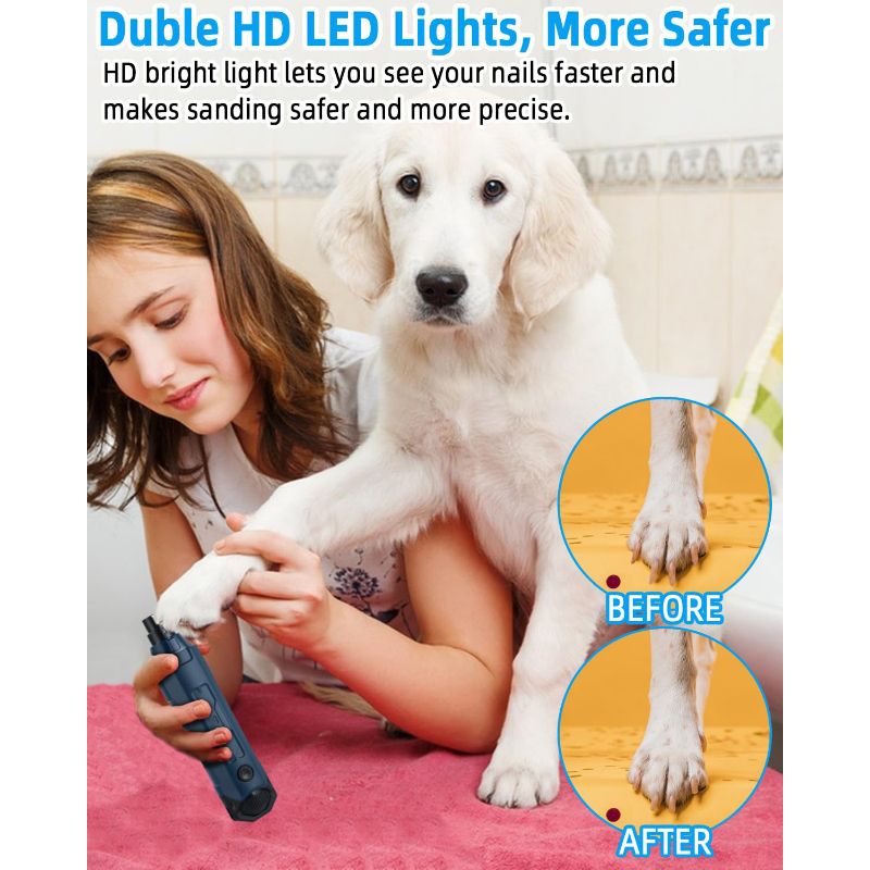 Гриндер Для Когтей Собак С Подсветкой Мелких Пород Крупных Пород