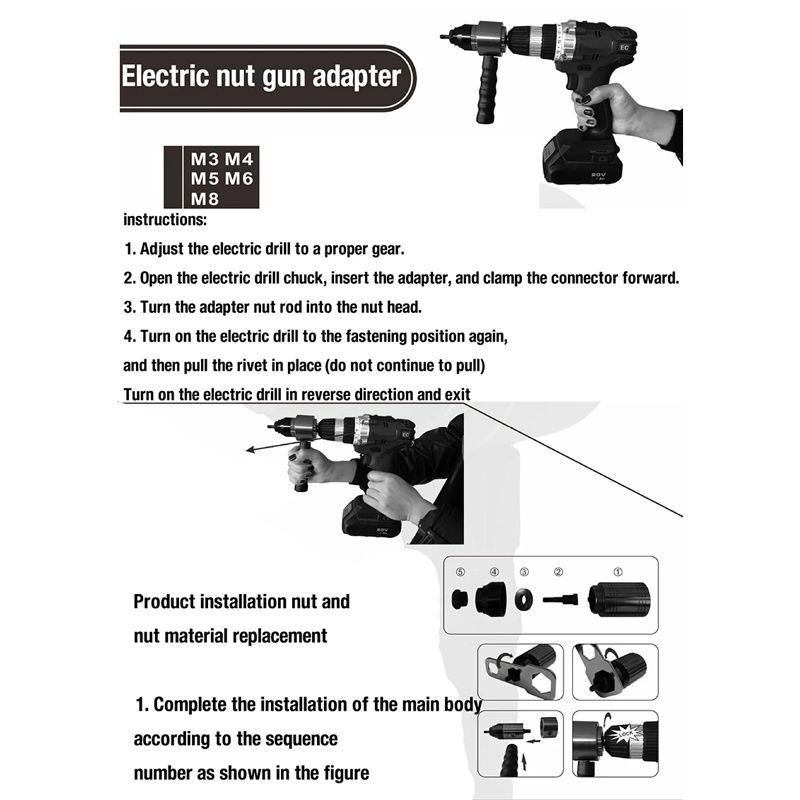 Насадка Заклепочник Для Шуруповерта