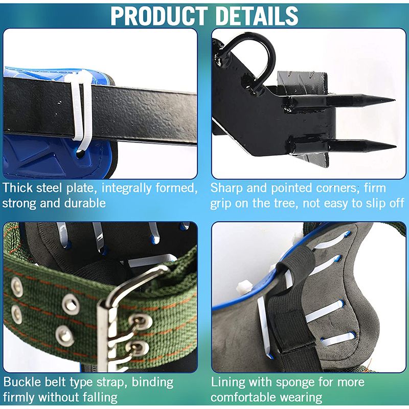 Обвязка альпинистская / Когти Для Лазанья По Деревьям