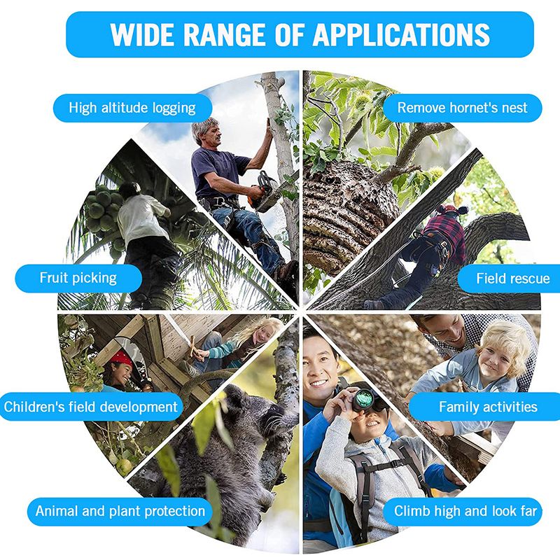 Обвязка альпинистская / Когти Для Лазанья По Деревьям