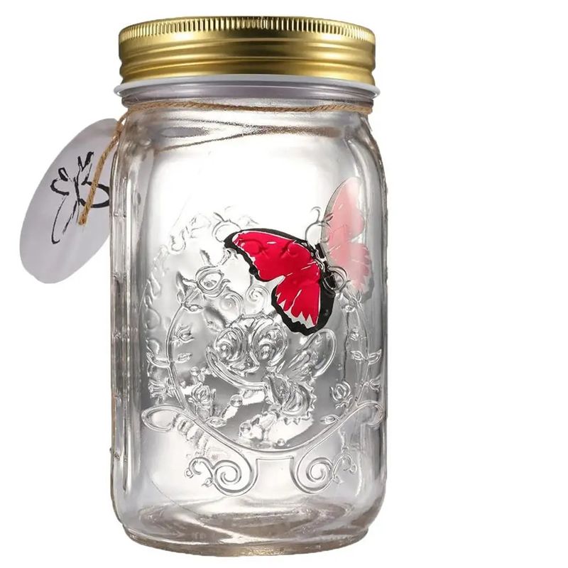 Декоративная банка / Бабочка В Банке На Батарейках
