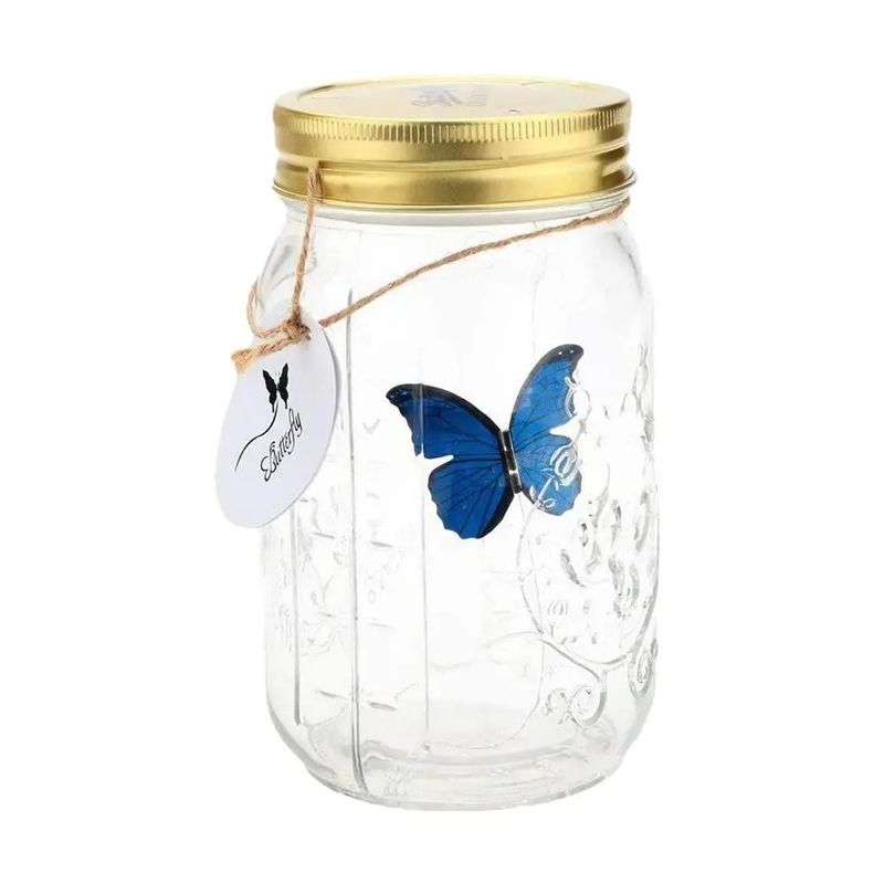 Декоративная банка / Бабочка В Банке На Батарейках