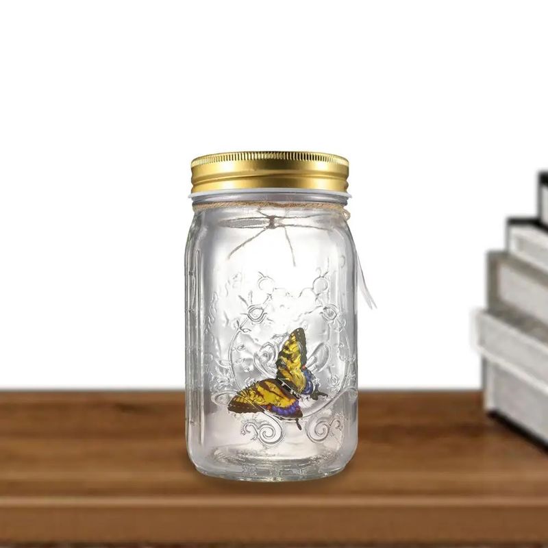 Декоративная банка / Бабочка В Банке На Батарейках