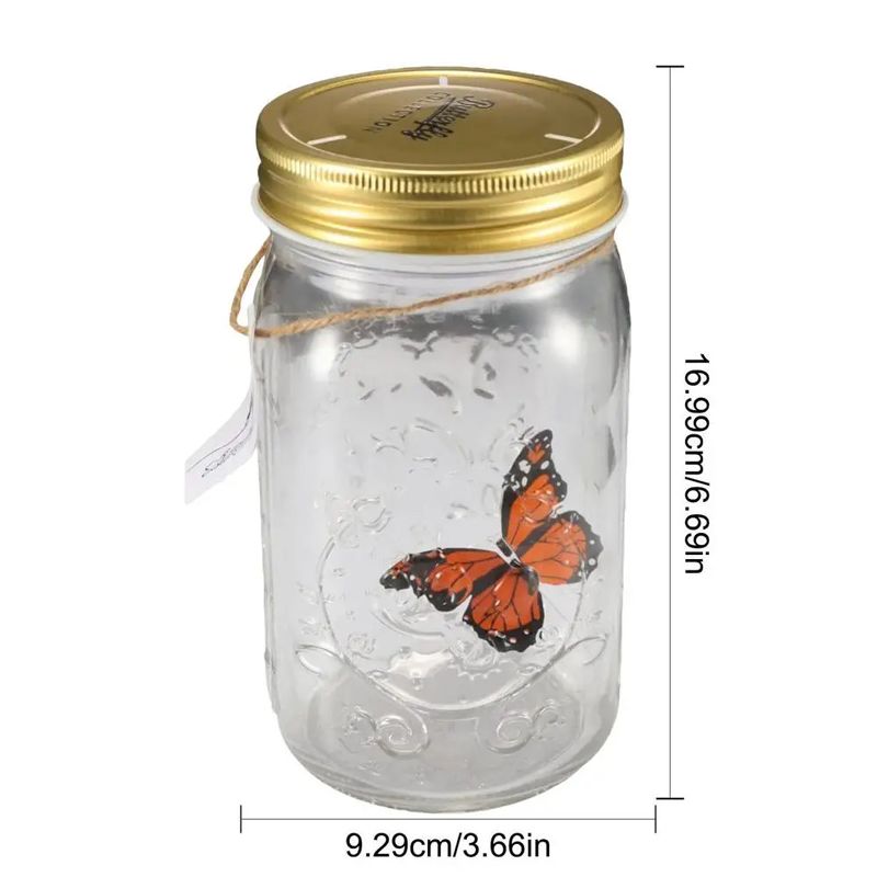 Декоративная банка / Бабочка В Банке На Батарейках