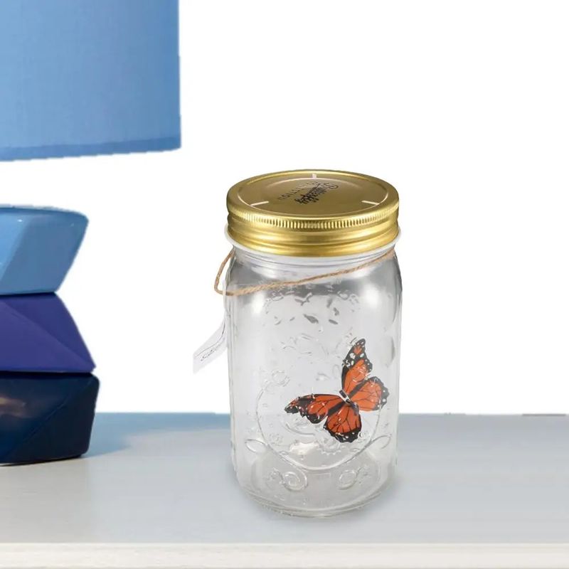 Декоративная банка / Бабочка В Банке На Батарейках