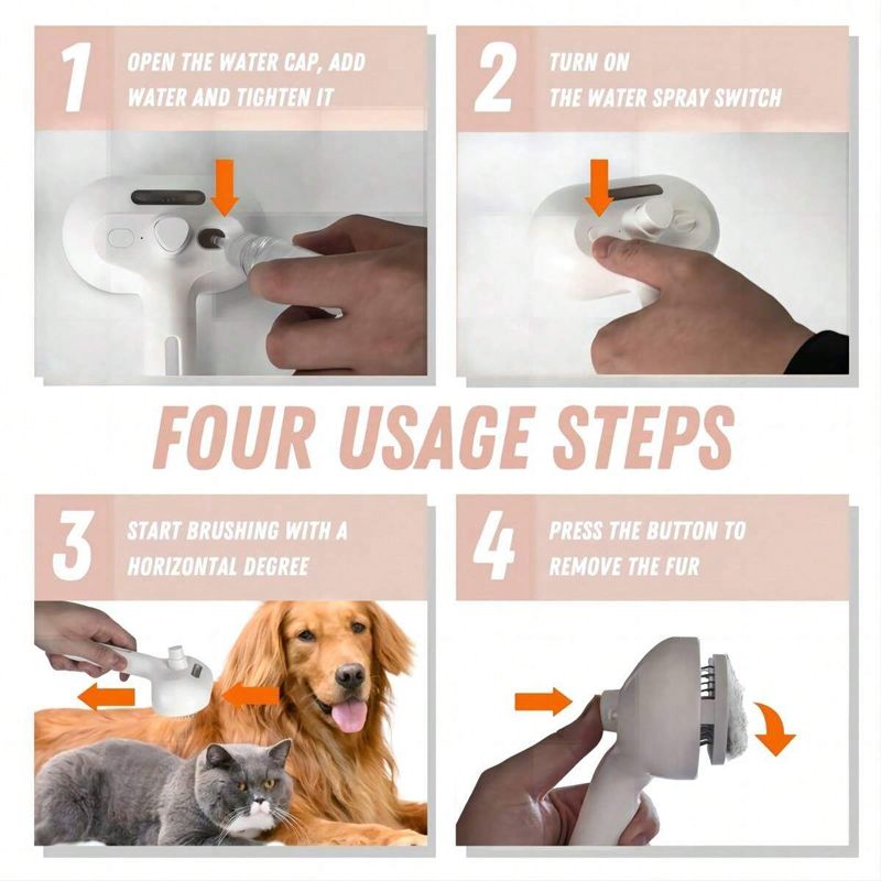 Расческа для животных / Отпариватель Для Кота Щетка