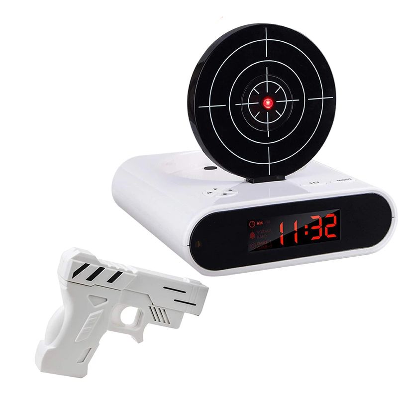 Будильник С Мишенью И Пистолетом
