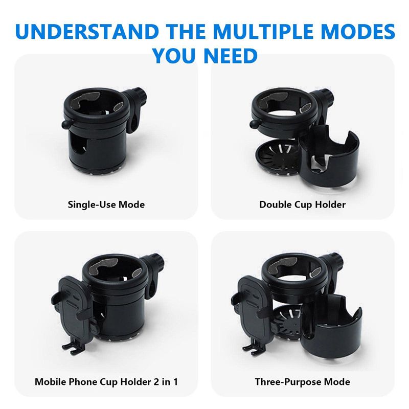 Подстаканник Для Коляски Универсальный 3 В 1