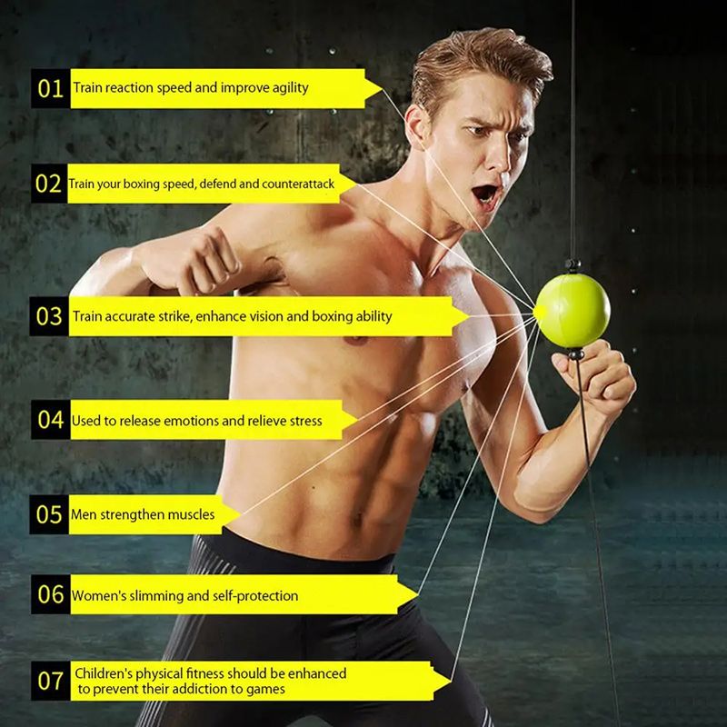 Мячик Для Бокса На Резинке