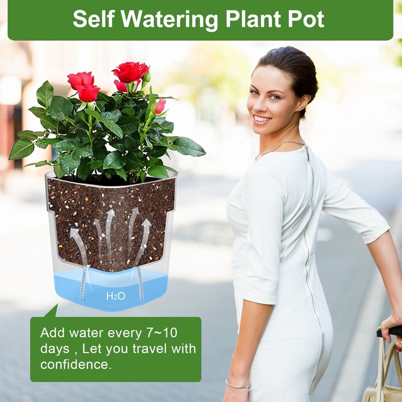 Кашпо С Фитильным Поливом