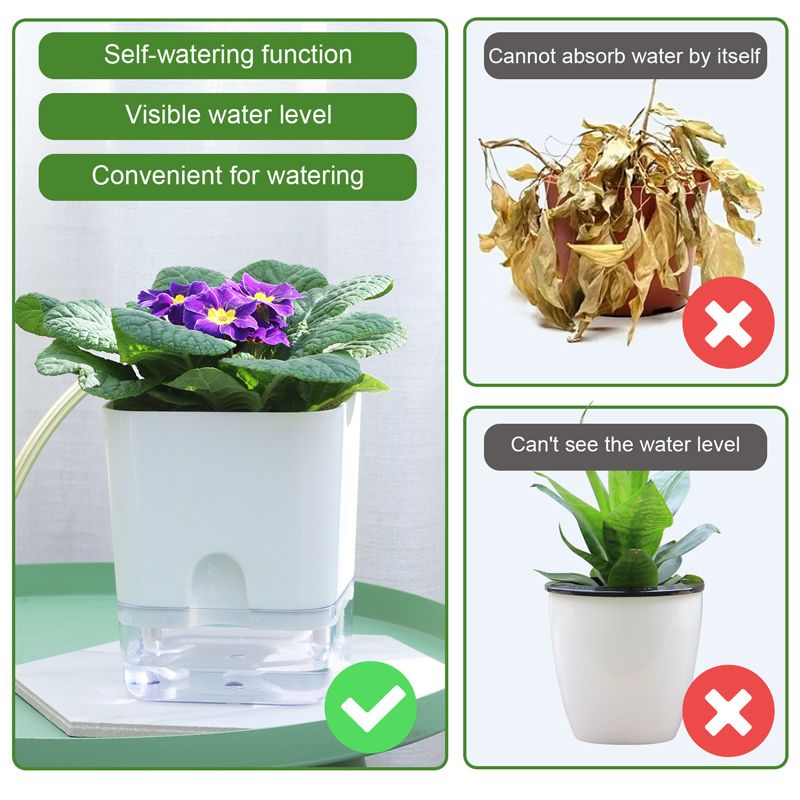 Кашпо С Фитильным Поливом