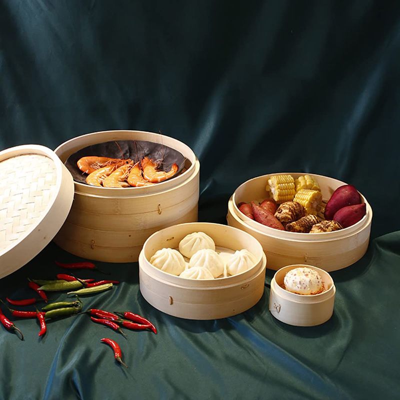 Бамбуковая Пароварка Мантоварка