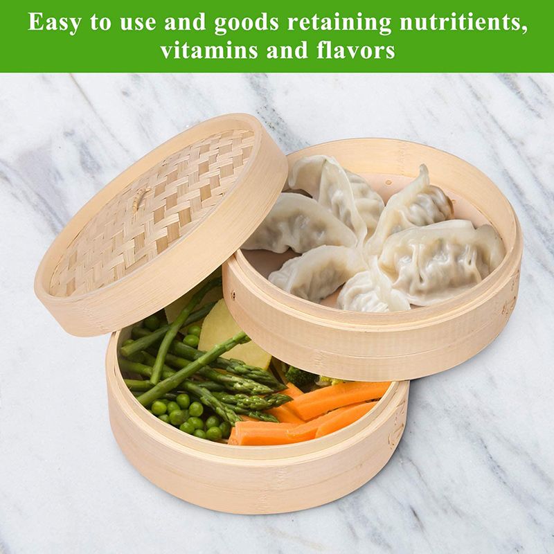 Бамбуковая Пароварка Мантоварка