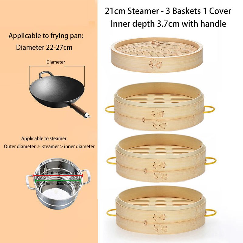 Бамбуковая Пароварка Мантоварка