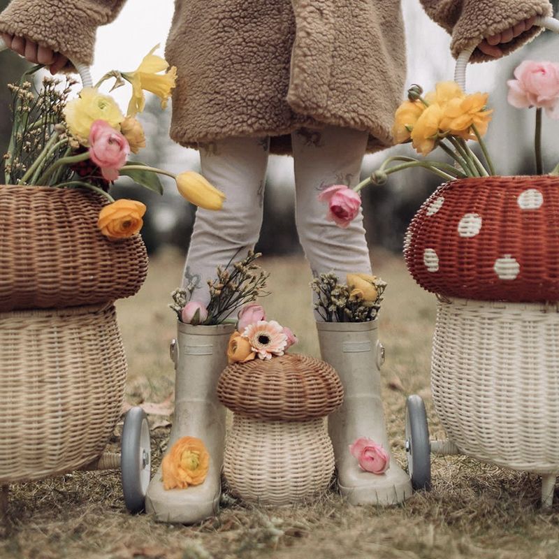 Корзина Плетеная Для Грибов